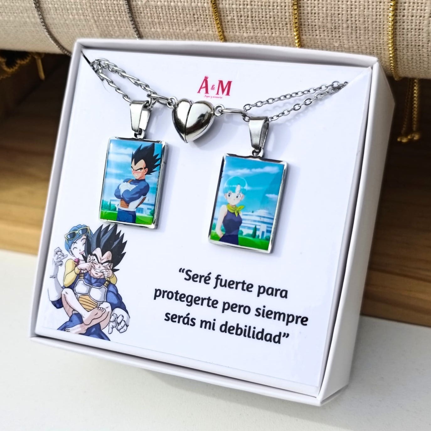 Collares Pareja | Vegeta y Bulma 01