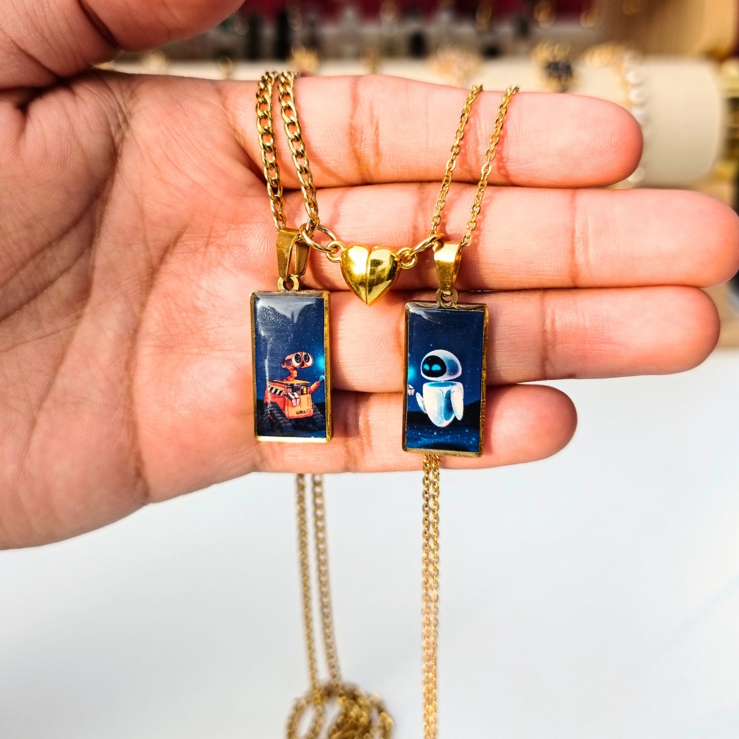 Collares Pareja | Wall-E y Eva