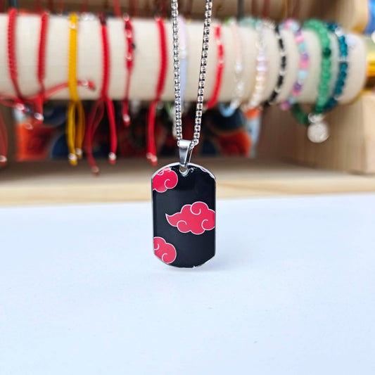 Collar Akatsuki | Nube Roja - Placa