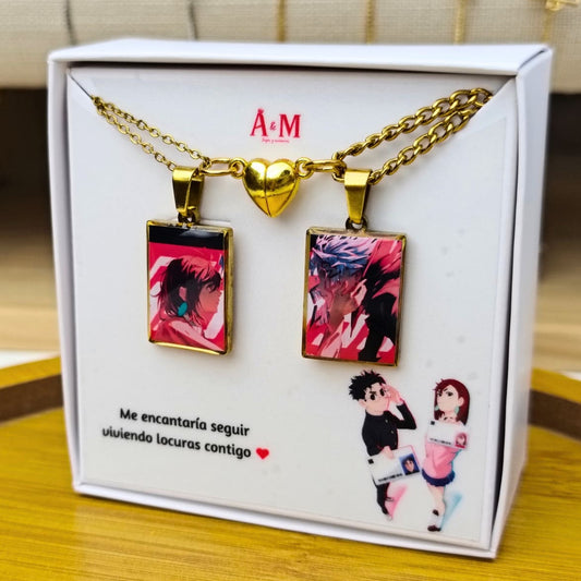 Collares Pareja | Okarun y Ayase 02