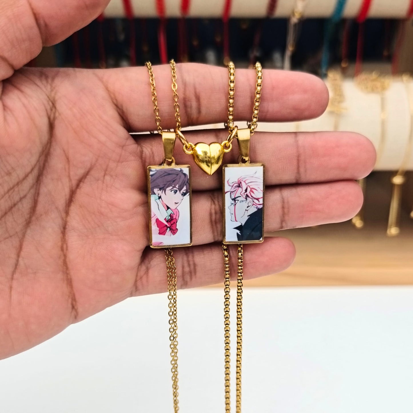 Collares Pareja | Okarun y Ayase 01