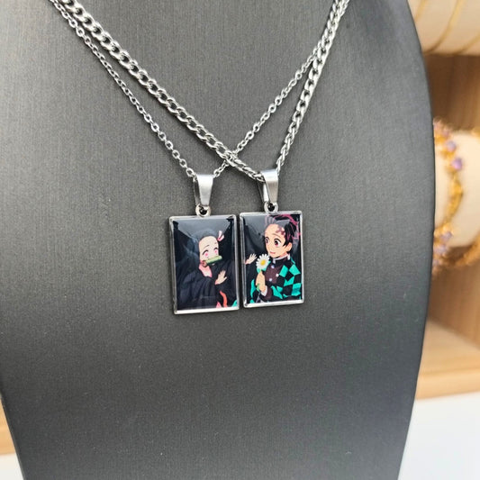Collares Dúo | Nezuko y Tanjiro