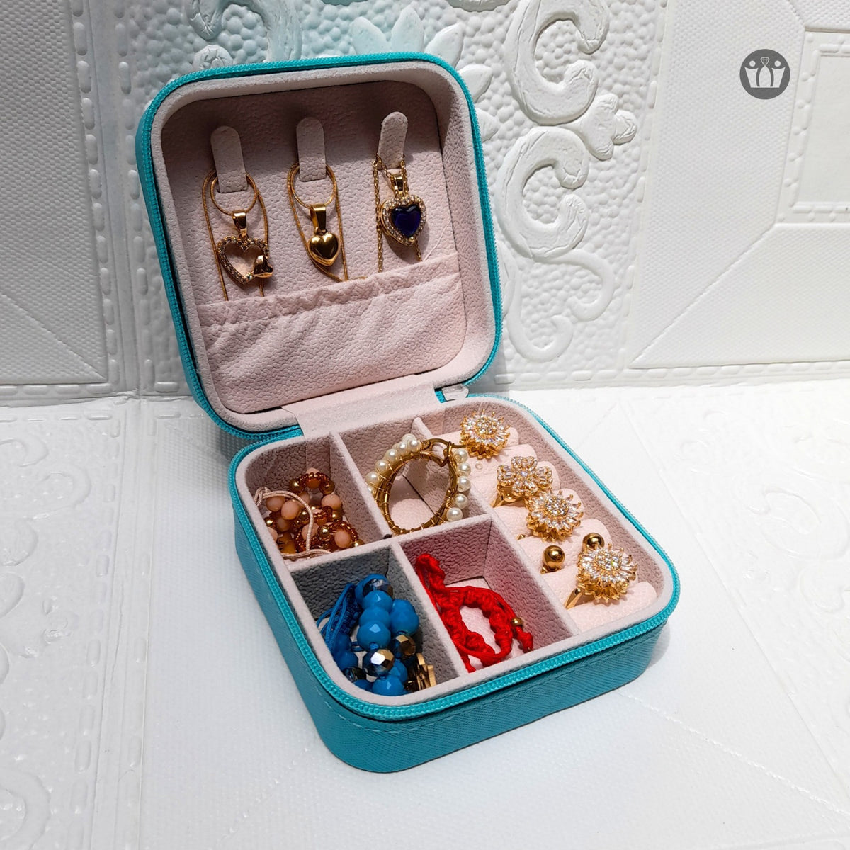 Estuche Organizador de Joyas Mini Viaje