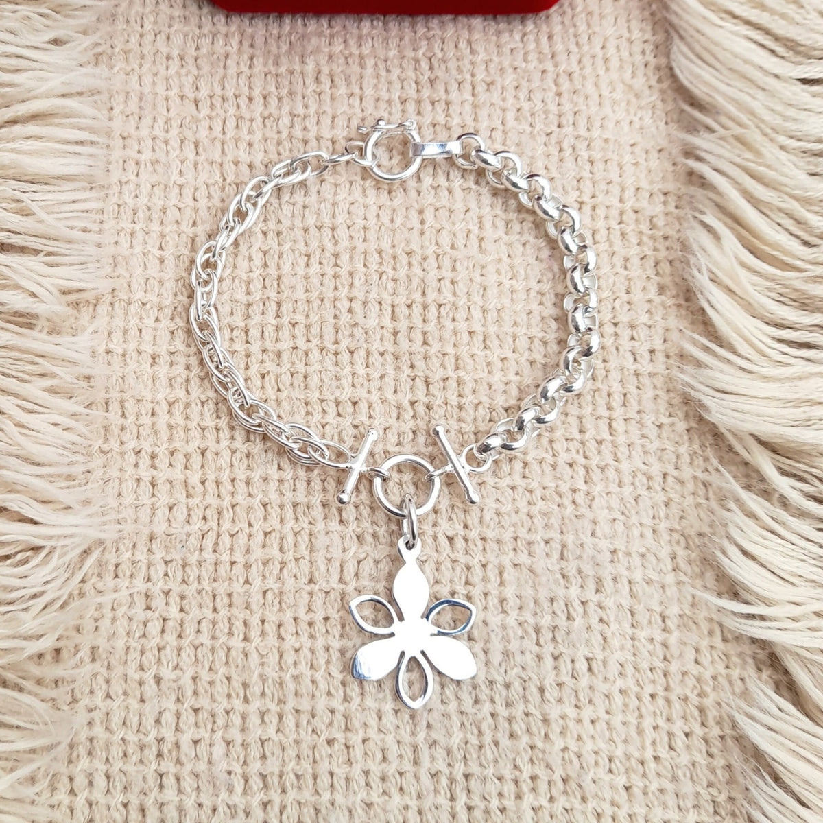 Pulsera "Flor" | Plata