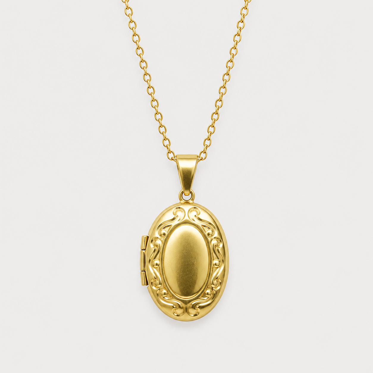 Collar relicario Ovalado