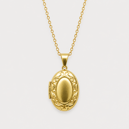 Collar relicario Ovalado